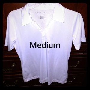EUC Women's White Nike Golf/Tennis Shirt